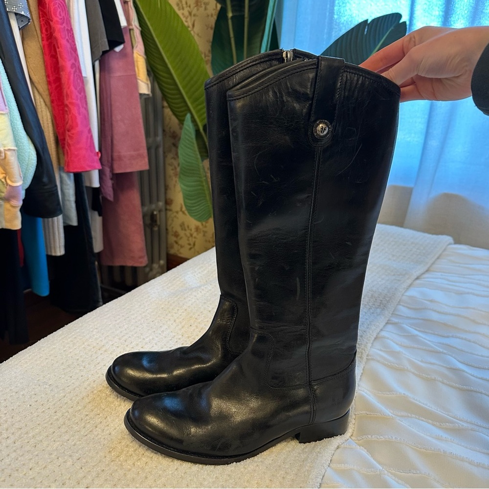 Frye black melissa boots sz 6.5